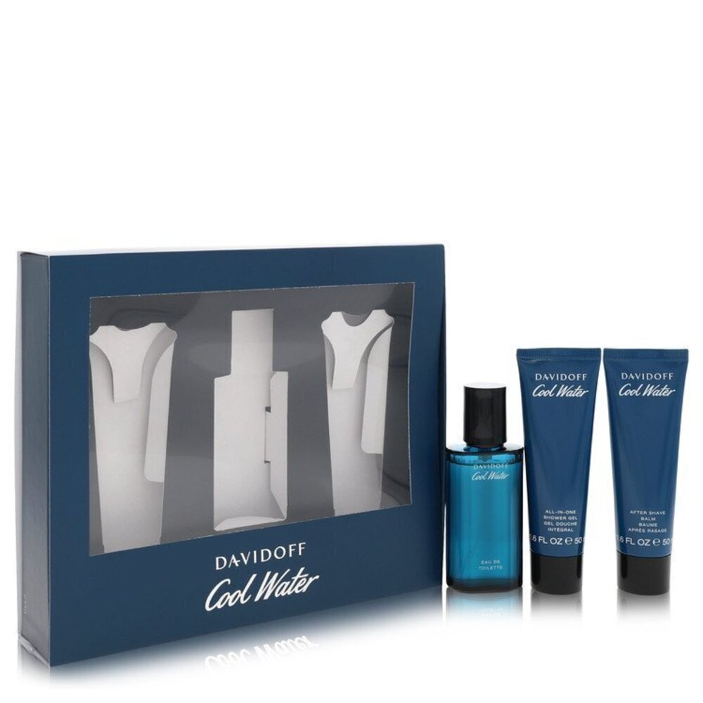 Cool Water by Davidoff Gift Set -- 1.4 oz Eau De Toilette Spray +1.7 oz After Sh